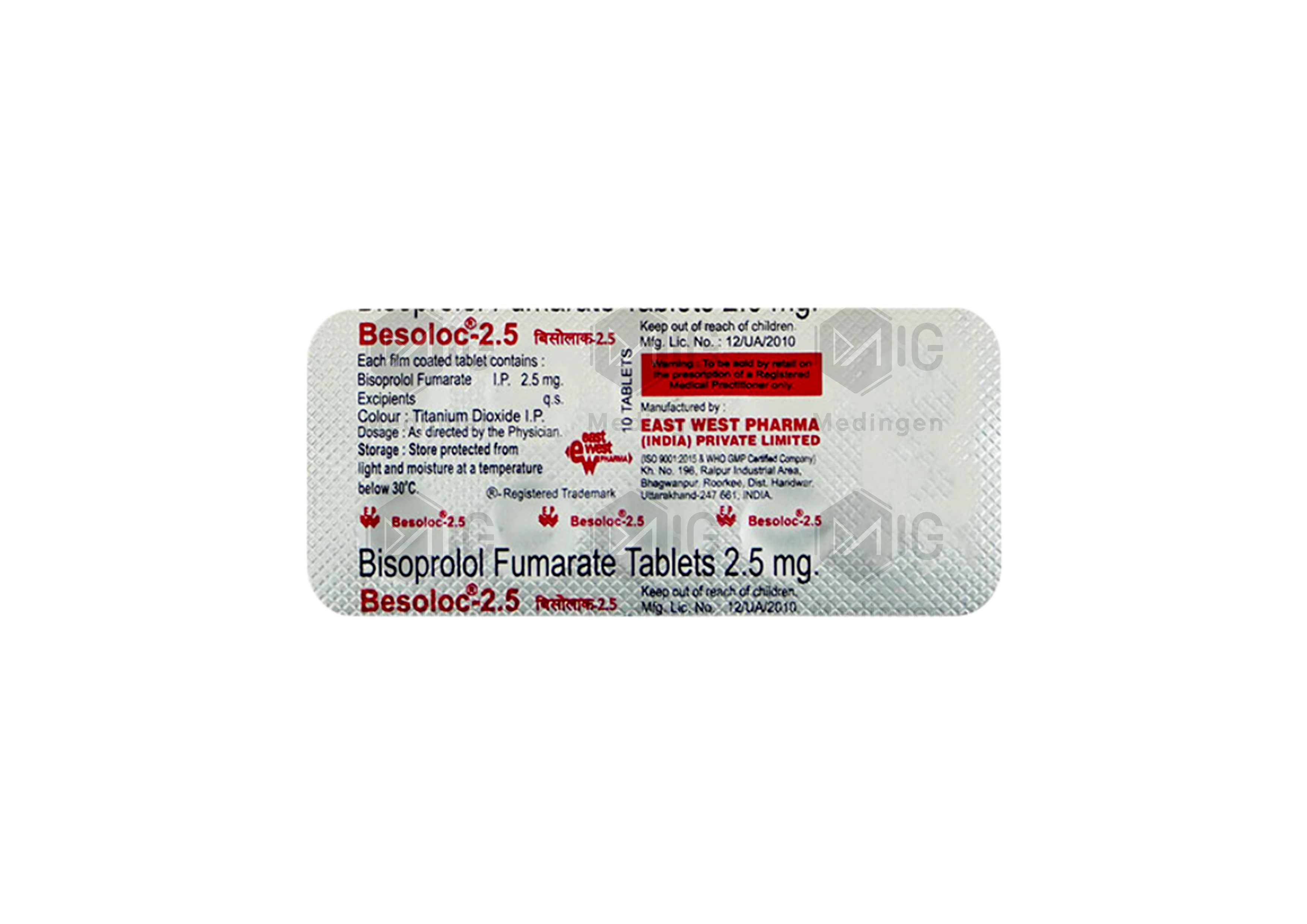 BESOLOC 2.5MG